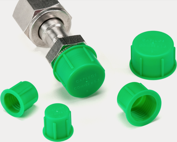 Qty:5,10,25,50,100 Caplugs EP-28 Yellow Plugs for 1-3/4-18 Threaded Connectors 