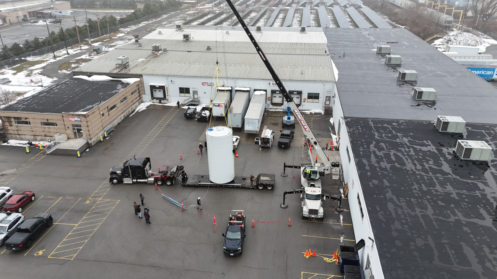 New Silo Installed at Caplugs’ Buffalo Headquarters